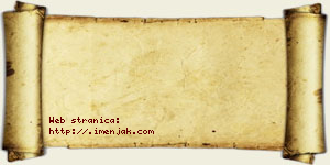 Tina Radovanović vizit kartica